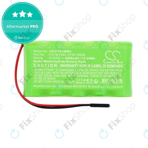 Akku batterie für Futaba 14SG, 4PKS, 2000mAh, Ni-MH, 6V, FUTM1484, HQ