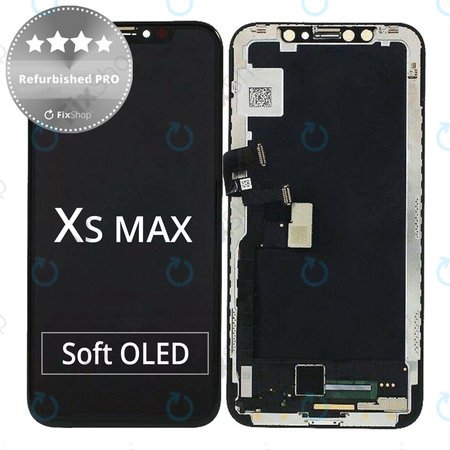 Apple iPhone XS Max - LCD Display + Touchscreen Front Glas + Rahmen Refurbished PRO