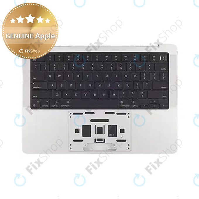 Oberer Tastaturrahmen für MacBook Pro 14", A2918 (2023), mit US-Tastatur und Akku, Silver, 661-35709, Genuine Apple