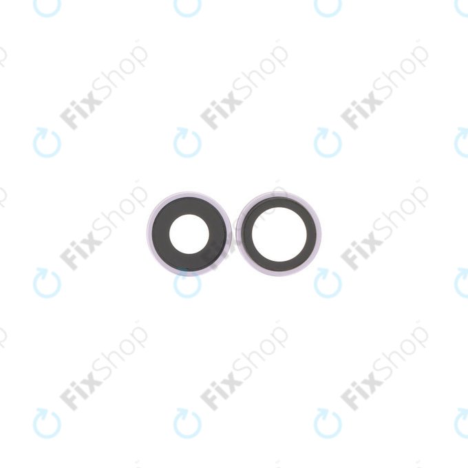 Apple iPhone 17 - Rückfahrkameraglas mit Rahmen (Lavender) - 2Stk.