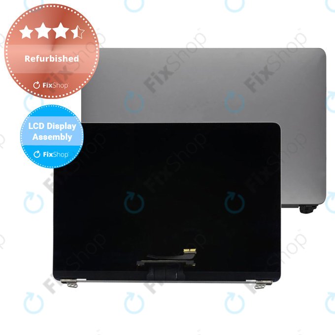 Apple MacBook 12" A1534 (Early 2016 - Mid 2017) - LCD Display + Frontglas + Abdeckung (Space Gray) Refurbished