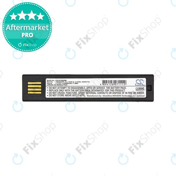 Honeywell 1202g, 1452G, 1472G, 1902GHD/GSR, 1911i, 1981i, 3820/i, 4620, 4820/i, 5620, 6320, 8675i, Xenon 3820/i, 4820/i, 5620, 6320 - Akku Batterie 100000495, S-L-0526-E, HO48L1-G 2000mAh HQ