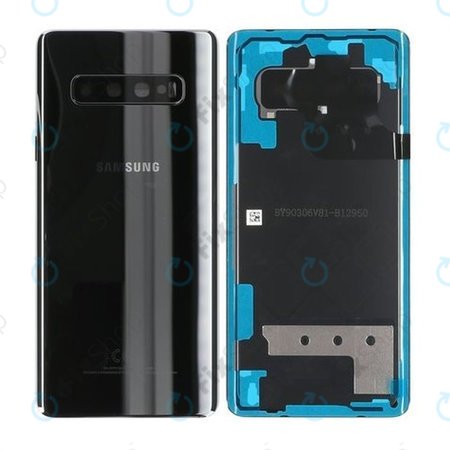 Samsung Galaxy S10 Plus G975F - Akkudeckel (Ceramic Black) - GH82-18867A Genuine Service Pack