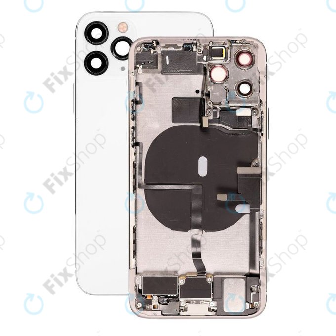 Apple iPhone 11 Pro - RückBackcover/Kleinteilen (Silver)