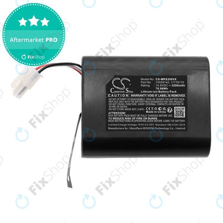 Akku batterie für Miele Scout RX2, RX3, 5200mAh, Li-Ion, 14.8V, 10559142, HQ