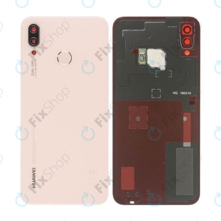 Huawei P20 Lite - Akkudeckel + Fingerprint Sensor (Sakura Pink) - 02351VTW, 02351VQY Genuine Service Pack