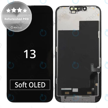 Apple iPhone 13 - LCD Display + Touchscreen Front Glas + Rahmen Refurbished PRO