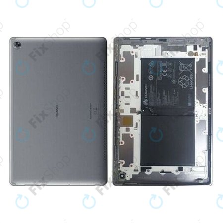 Huawei MediaPad M5 Lite 10.1 - Akkudeckel + Batterie (Space Grey) - 02352DUL Genuine Service Pack
