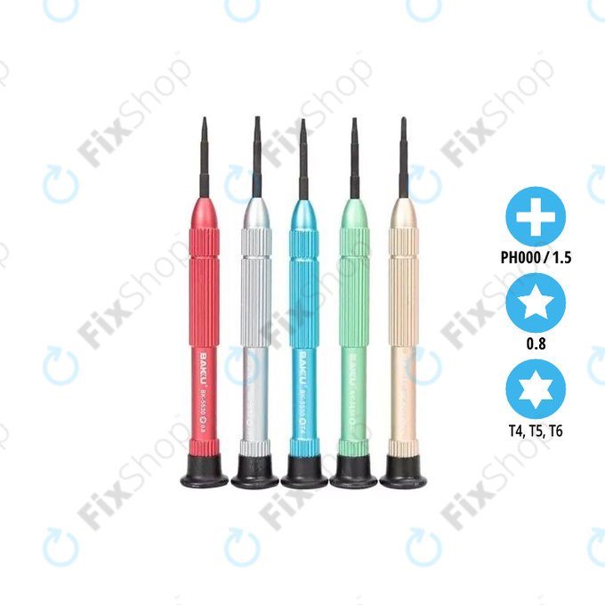 Baku BK-5530 - Schraubendrehersatz für Laptops (5Stk.)