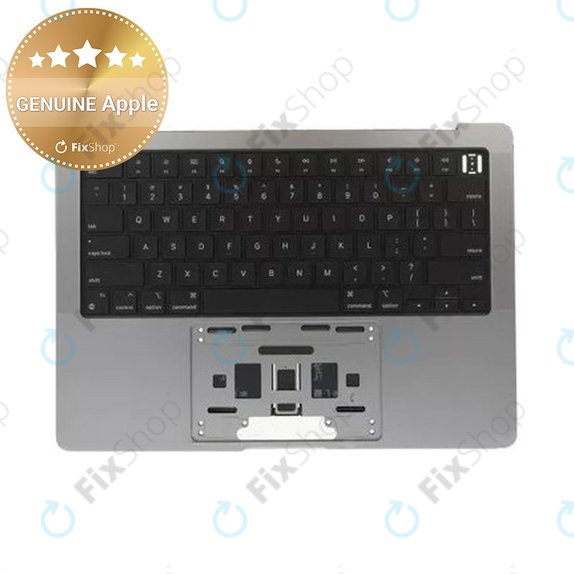 Oberer Tastaturrahmen für MacBook Pro 14", A2442 (2021), A2779 (2023), mit US-Tastatur und Akku, Space Gray, 661-32210, Genuine Apple