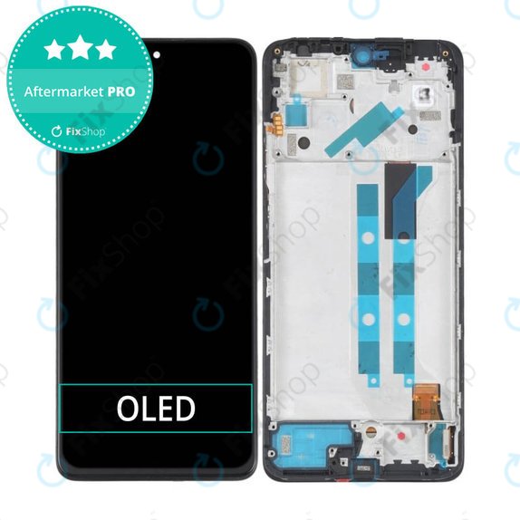 Xiaomi Redmi Note 11 Pro 4G, 5G, Poco X4 Pro 5G - LCD Display + Touchscreen Front Glas + Rahmen (Graphite Grey) OLED