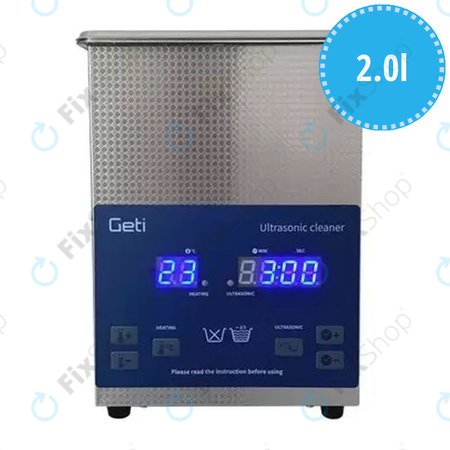 Geti GUC 02B - Rostfreier Ultraschallreiniger - 2L