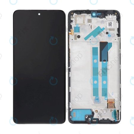 Xiaomi Redmi Note 11 Pro 5G 21091116I 2201116SG - LCD Display + Touchscreen Front Glas + Rahmen (Graphite Gray) TFT