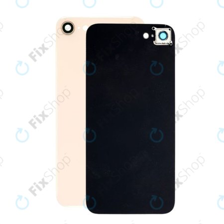 Apple iPhone 8 - Backcover Glas + Rückfahrkameraglas (Gold)