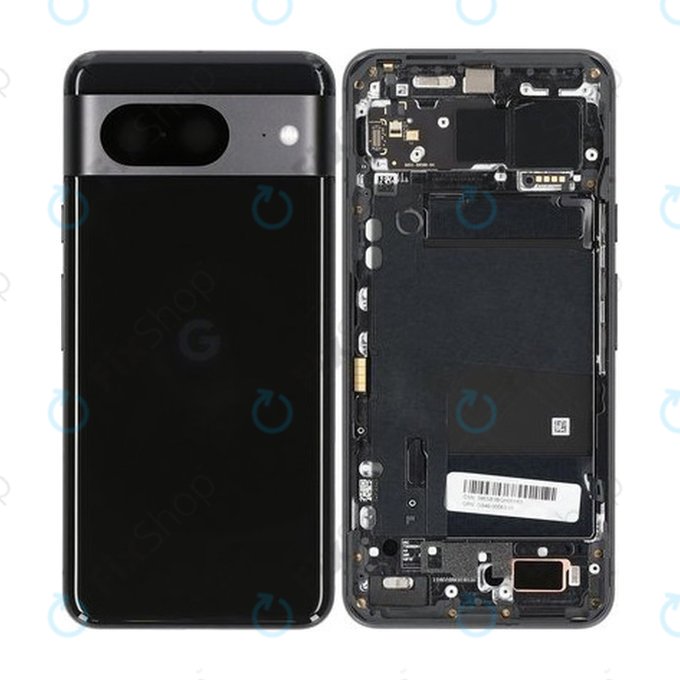 Google Pixel 8 GKWS6 G9BQD - Akkudeckel (Obsidian) - G949-00563-01 Genuine Service Pack