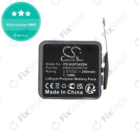 Batterie für Huawei Watch GT3 42mm, Watch GT3 Pro 42mm, 290mAh, Li-Pol, 3.87V, HB522025EFW, HQ