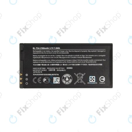 Microsoft Lumia 550 - Akku Batterie BL-T5A, 2100 mAh - 0670778