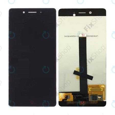 Nubia Z11 - LCD Display + Touchscreen Front Glas (Black) TFT