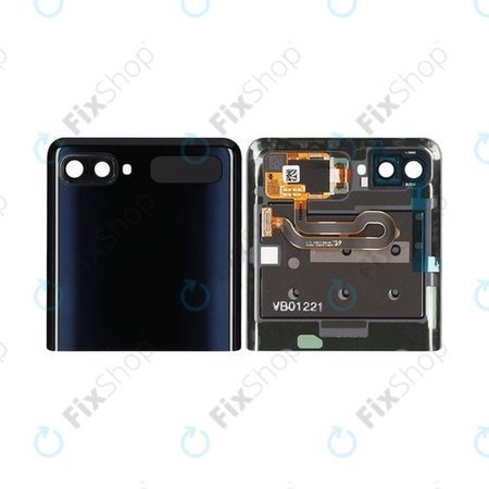 Samsung Galaxy Z Flip F700N - Akkudeckel (Obere) (Mirror Black) - GH96-13380A Genuine Service Pack