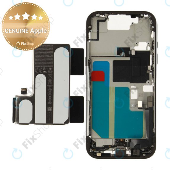 Mittelrahmen mit Batterie für iPhone 16 Pro | Black Titanium | ZD076-00689 | Genuine Apple