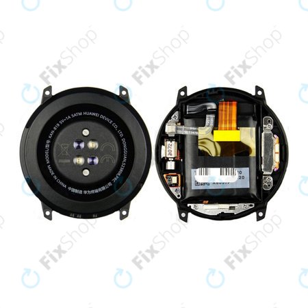 Huawei Honor Watch GS Pro Kanon-B19 - Akkudeckel + Akku Batterie (Black) - 02353XHH Genuine Service Pack