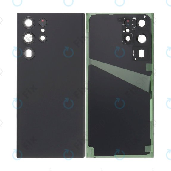 Samsung Galaxy S22 Ultra S908B - Akkudeckel Komplett (Phantom Black)