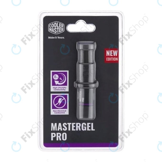 Wärmeleitpaste MasterGel Pro V2 für CPU, 4g, grau
